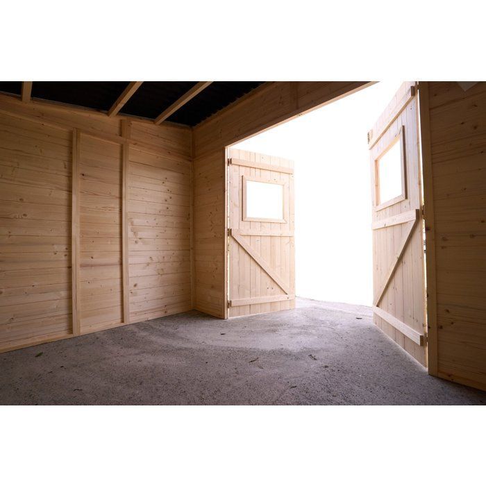 Caseta de jardín de madera de 3x2,20 m