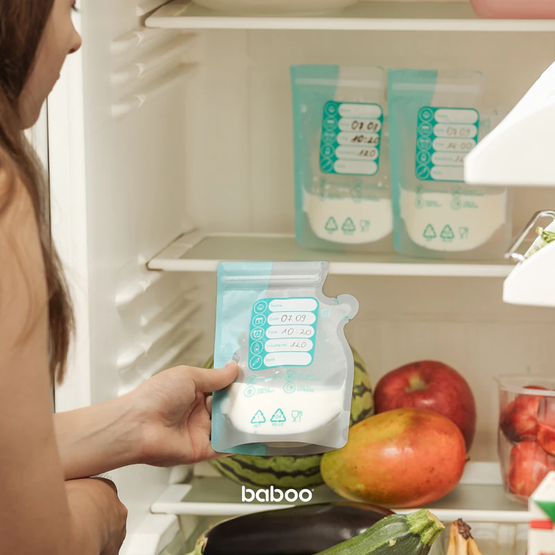 Sacos para armazenamento de leite materno Baboo