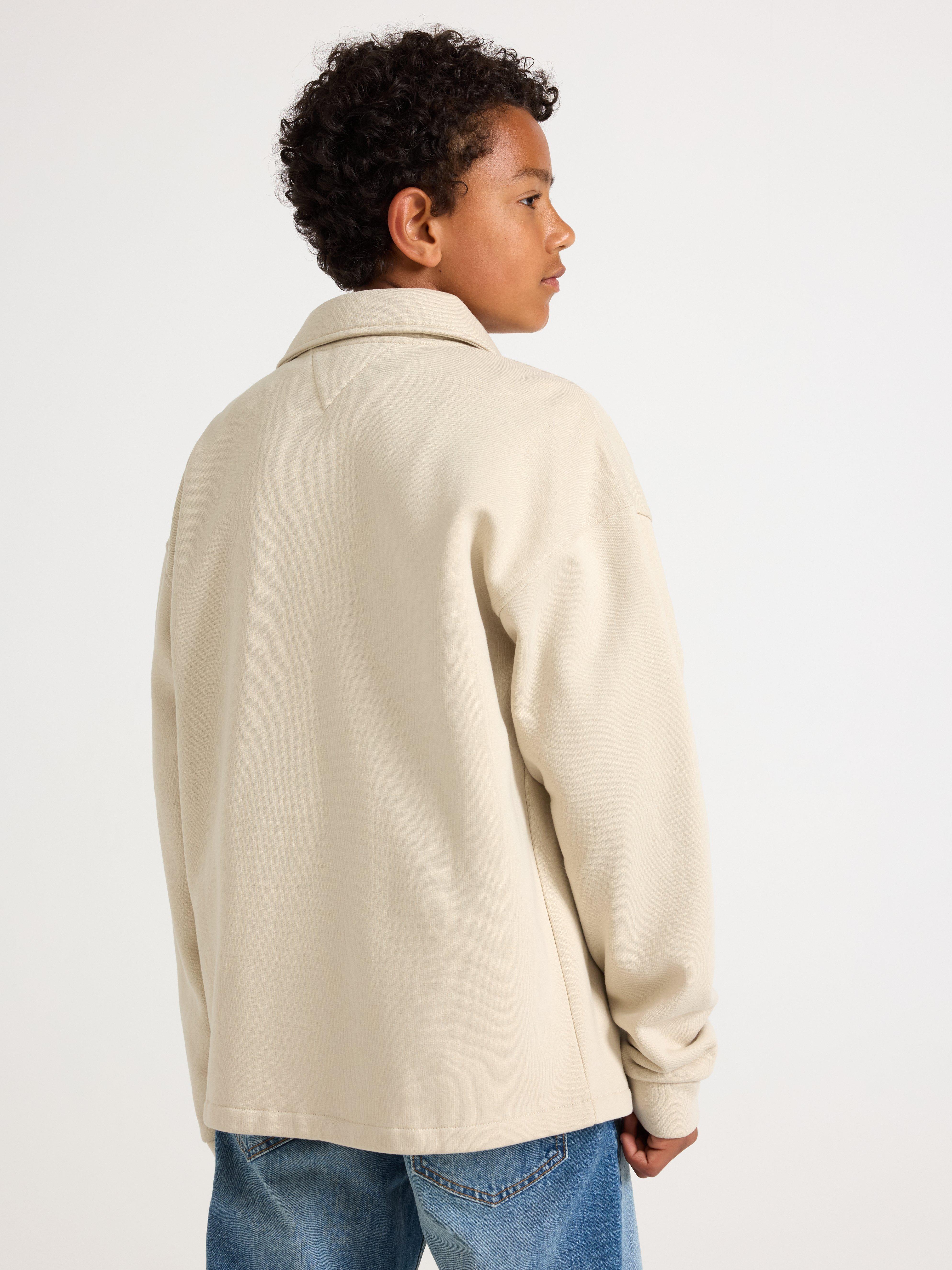 Sobrecamisa de trikå Beige claro