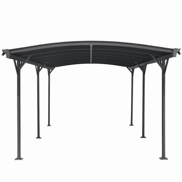 Carport HOME DELUXE 'FALO' >Colore: Nero