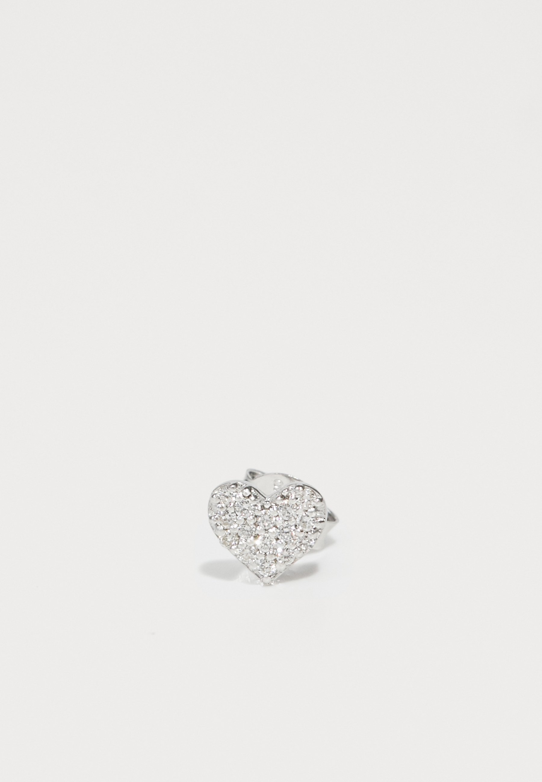 PATTARAPHAN PAVÉ TINY LOVER STUD UNISEX - Øredobber - sølvfarget