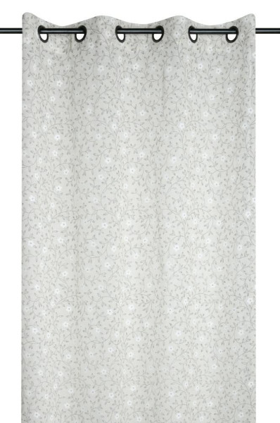 Firana ginny 140x260 beżowa romantyczny wzór