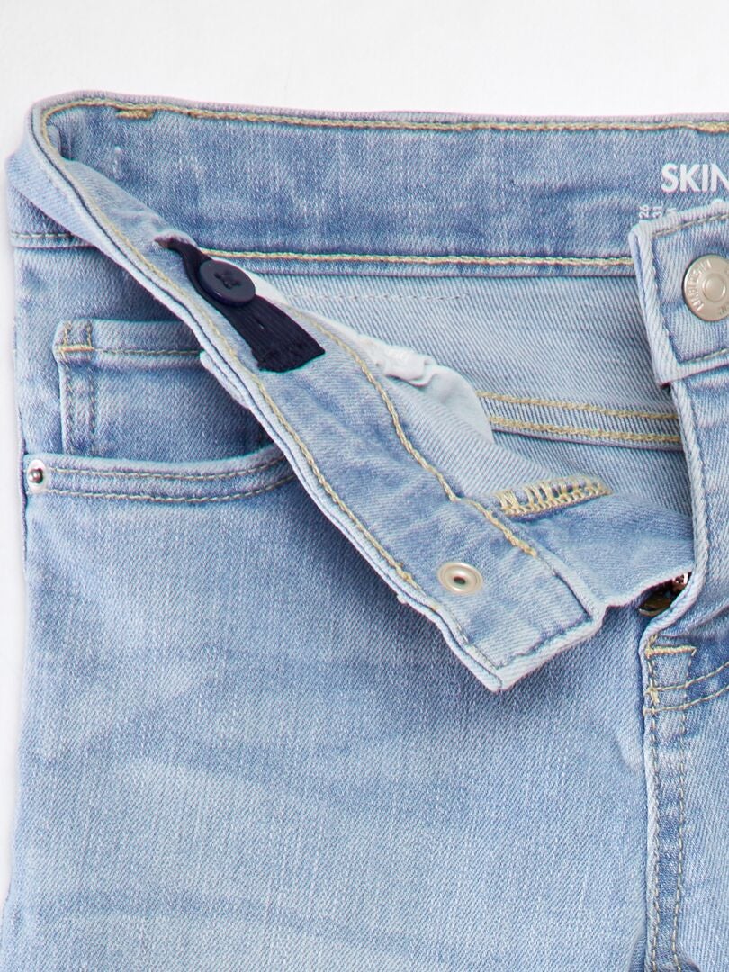 Calça jeans skinny - AZUL