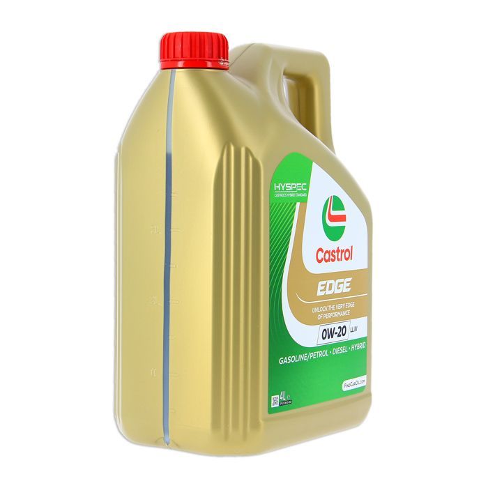 Aceite de motor - CASTROL - EDGE 0W-20 LL IV - 4L