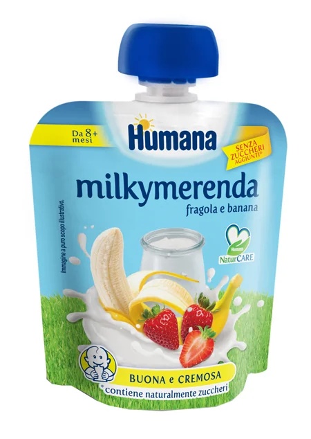 HUMANA Milkymerenda Aardbei Banaan Kinderen vanaf 8 maanden