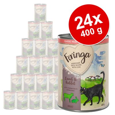 Feringa Classic Fleisch-Menü-Sparpackung 24 x 400 g