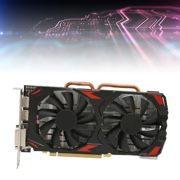 Tarjeta gráfica SURENHAP RX 580 de 8 GB GDDR5 de 256 bits, compatible con 8K, 2 ventiladores para ordenador y almacenamiento.