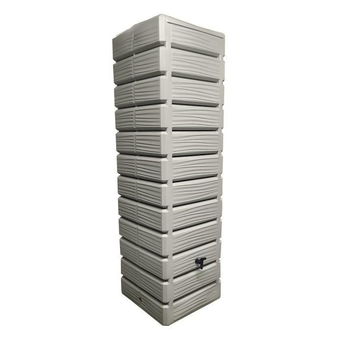 Récupérateur d'eau - BELLI - Dune - 700 litres - Grège