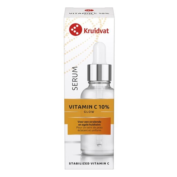 Kruidvat Serum za sjaj kože s vitaminom C 10%<br>30ml, za sve tipove kože