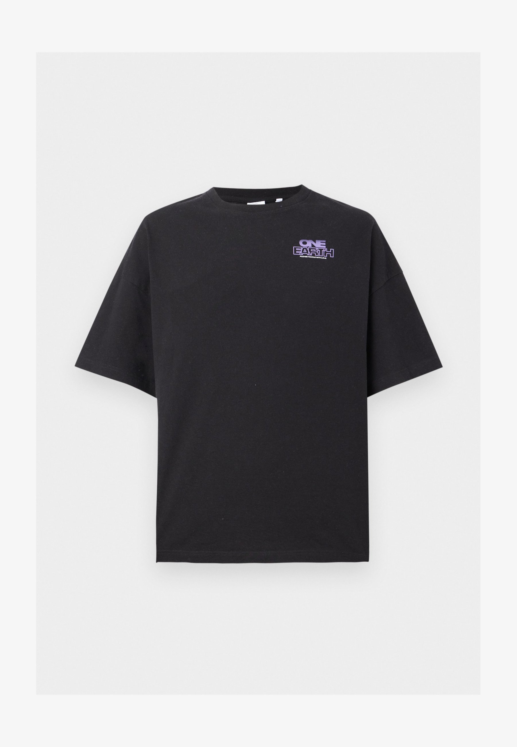 The Tracksuit Club ONE EARTH UNISEX - T-shirt met print - zwart