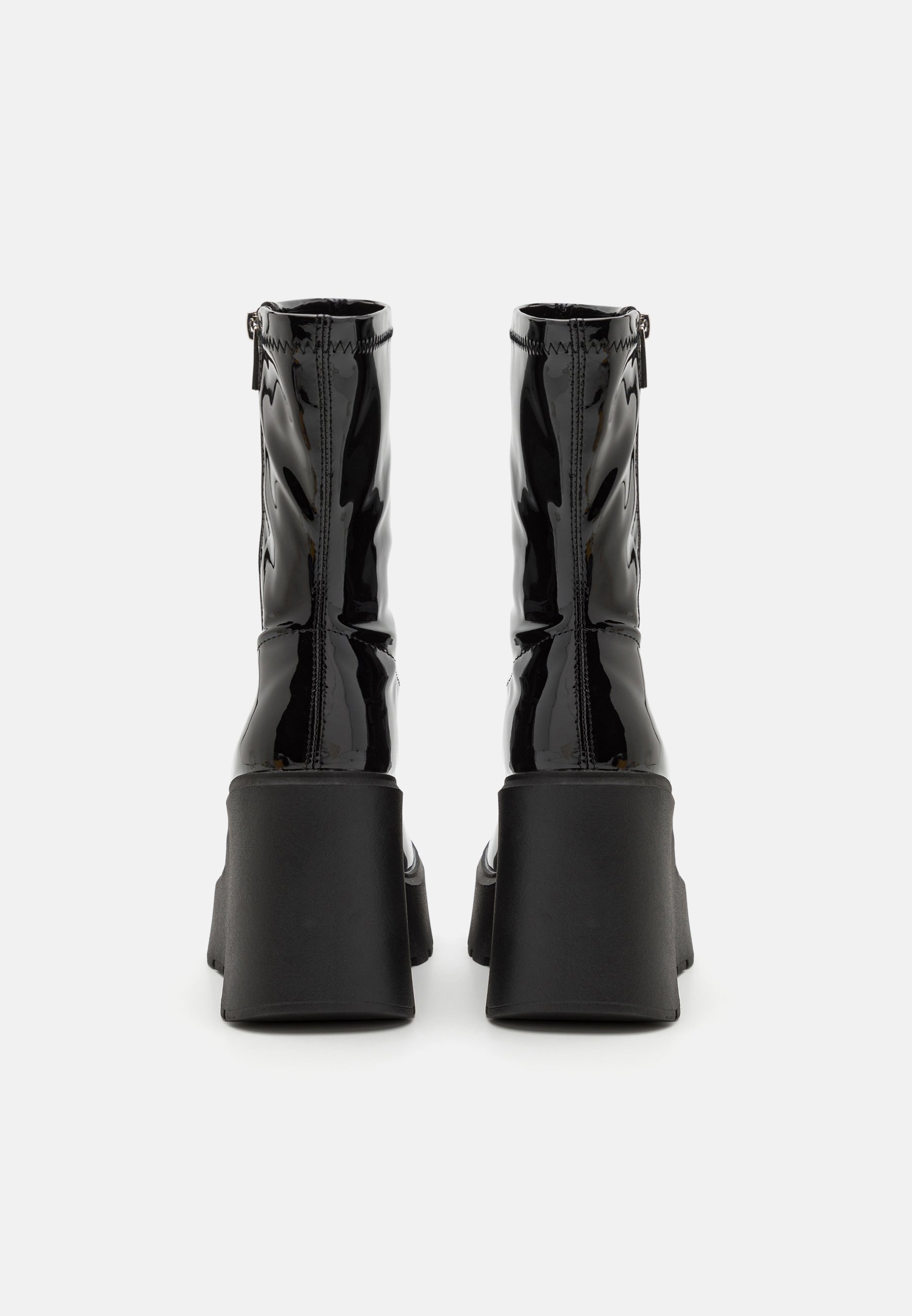 Even&Odd Plateau-Ankle-Boots – schwarz