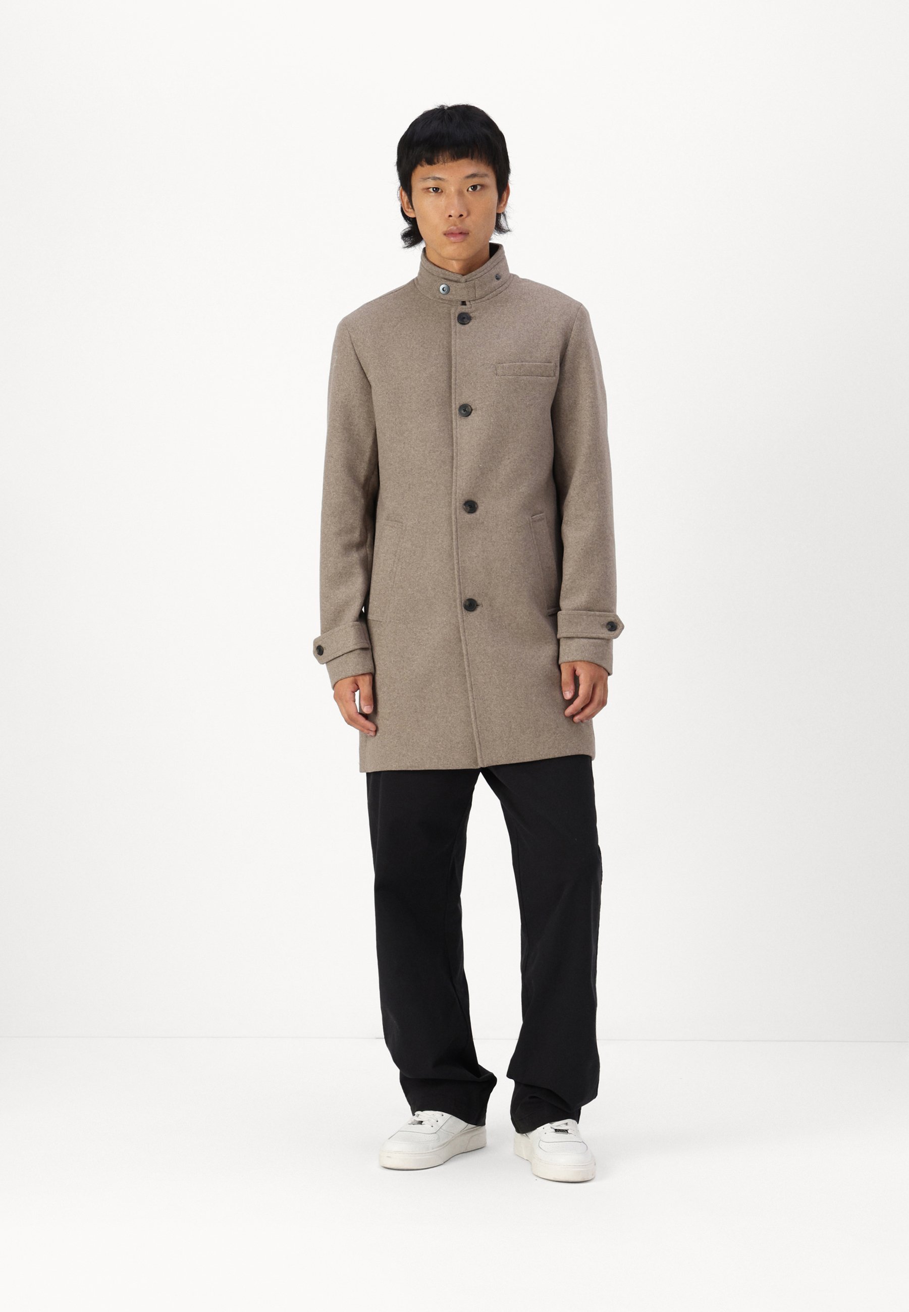Jack & Jones JJEMELTON - Wintermantel - graubeige