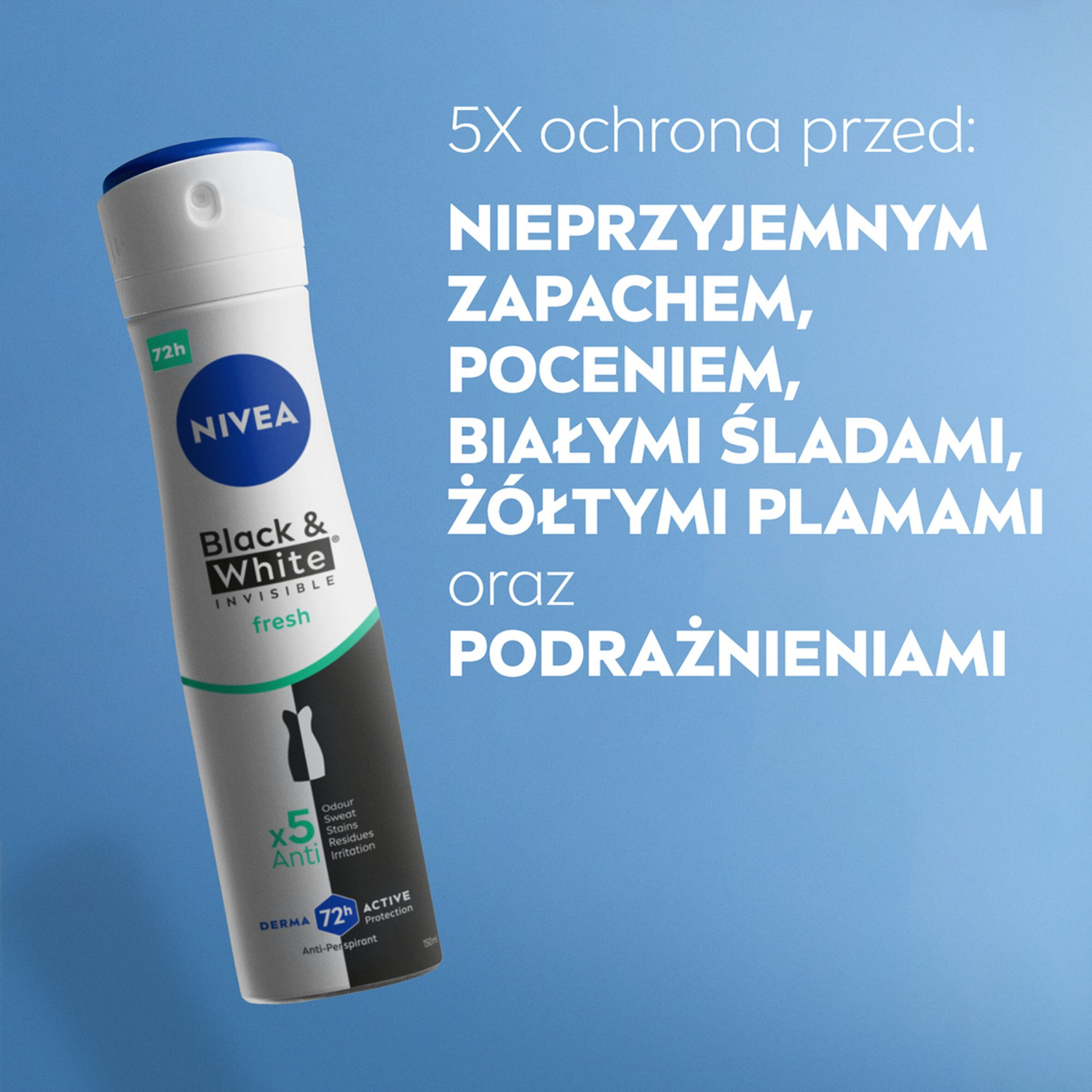 Nivea dámský antiperspirant ve spreji 150ml neviditelný
