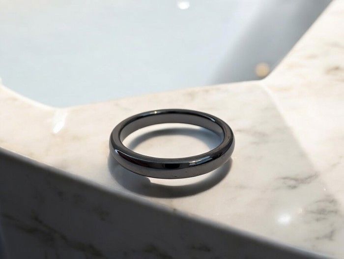 Schwarzer Keramikring, Unisex