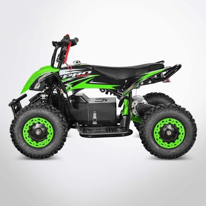 Quad de bolsillo TIRAX de 800 W - Mini quad eléctrico de 800 W para niños - Verde