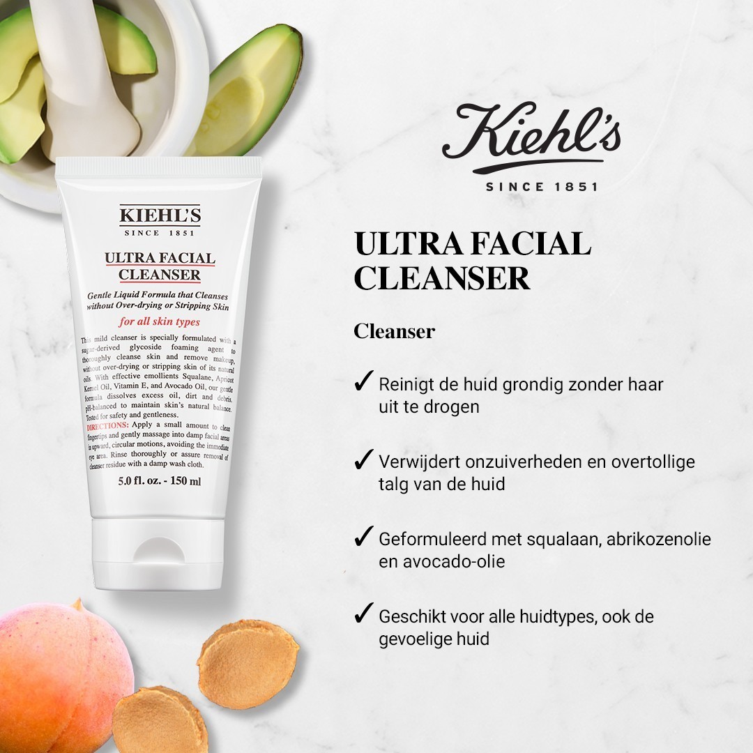 Kiehl's Ultra sejas tīrīšanas gels - 75 ml