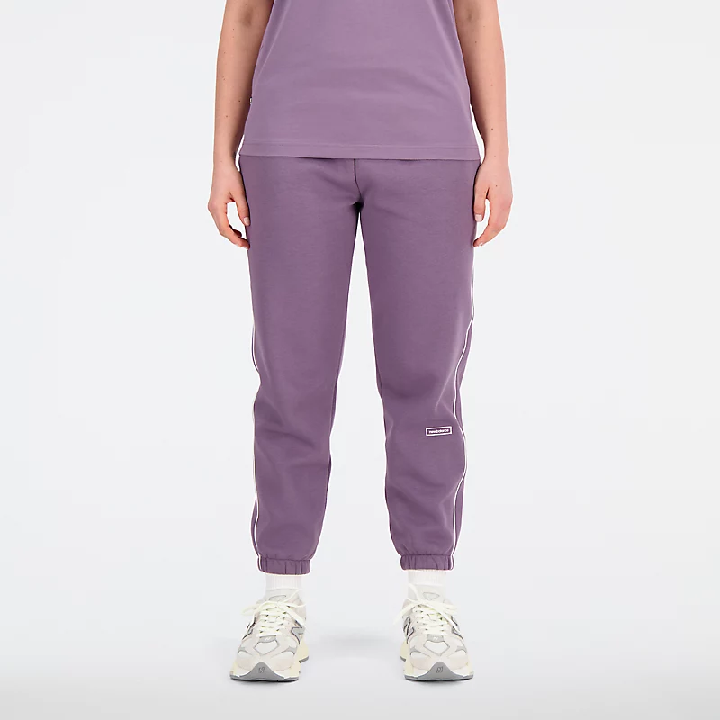 Femme Essentials Fleece Broek met Geborstelde Achterkant - SHADOW