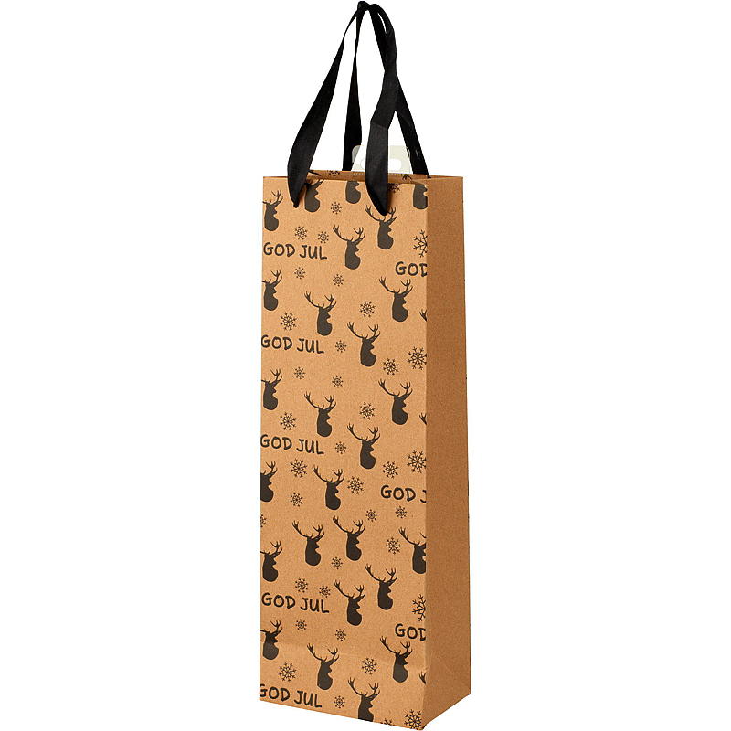 Hjem Flaskepose 36x12,5x8 cm Kraft