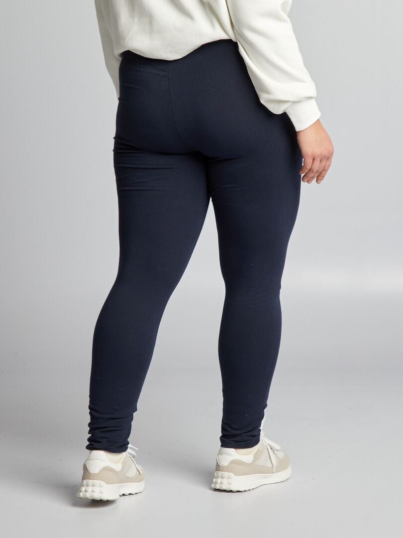 Lange katoenen leggings - blauw
