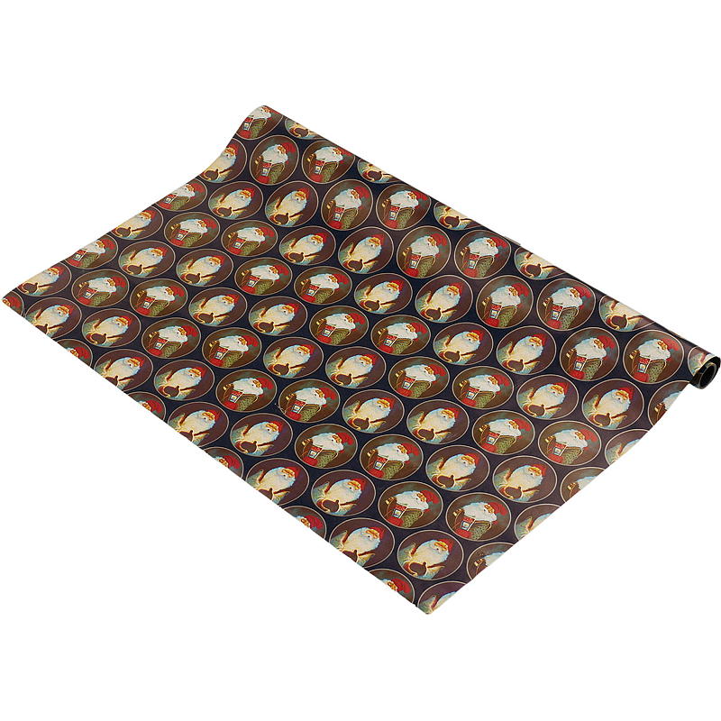 Papel navideño de 4 m x 70 cm, doble cara.