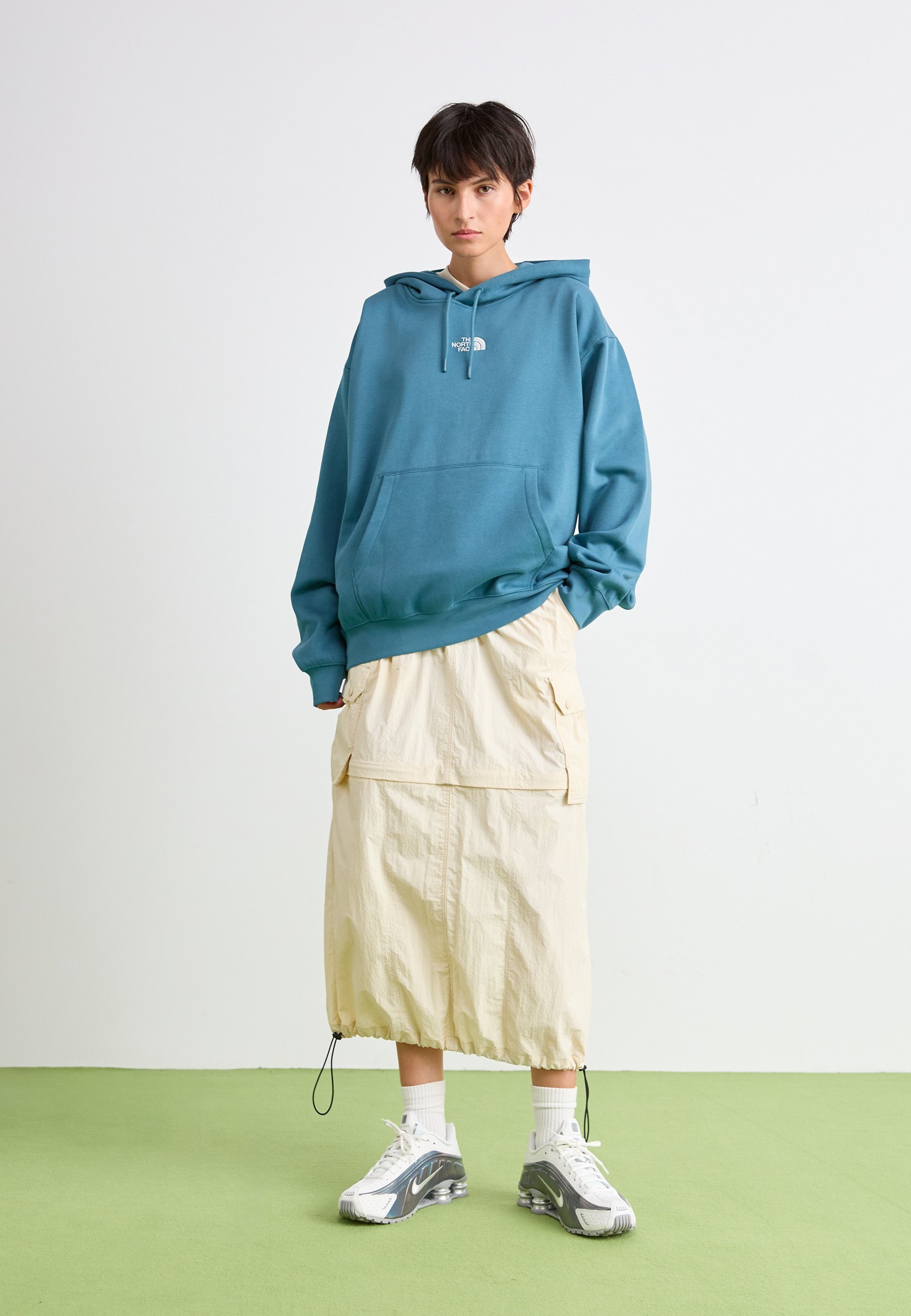 The North Face ESSENTIAL OVERSIZED HOODIE - Sweatshirt - space