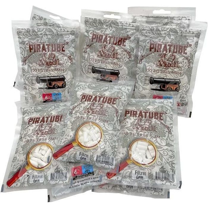 Lot 10 Sachets de 150 Filtres Piratube