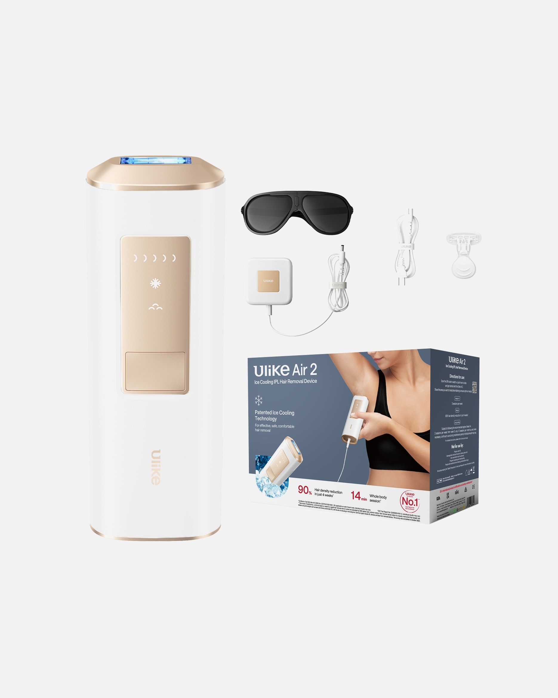 ULIKE uređaj za uklanjanje dlačica Air2 White IPL uređaj za uklanjanje dlačica - IPL uređaj za uklanjanje dlačica