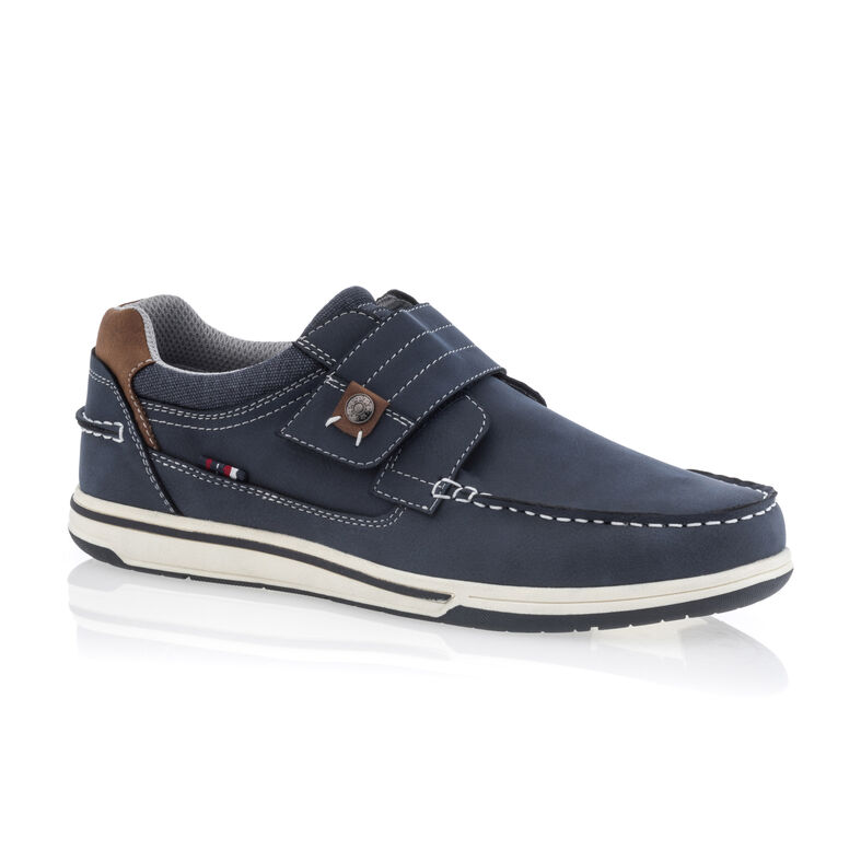Mocasines/zapatos náuticos azules para hombre