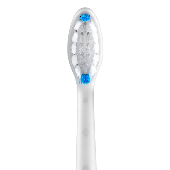 Replacement toothbrush heads, white (medium), set of 4