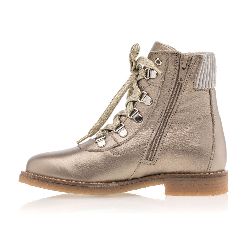 Gelbe Mädchenstiefel/Stiefeletten