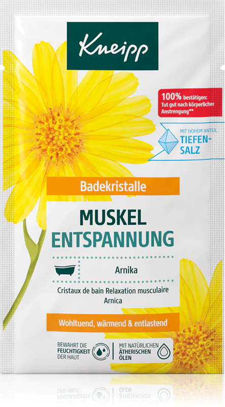 Sais de banho relaxantes musculares Kneipp