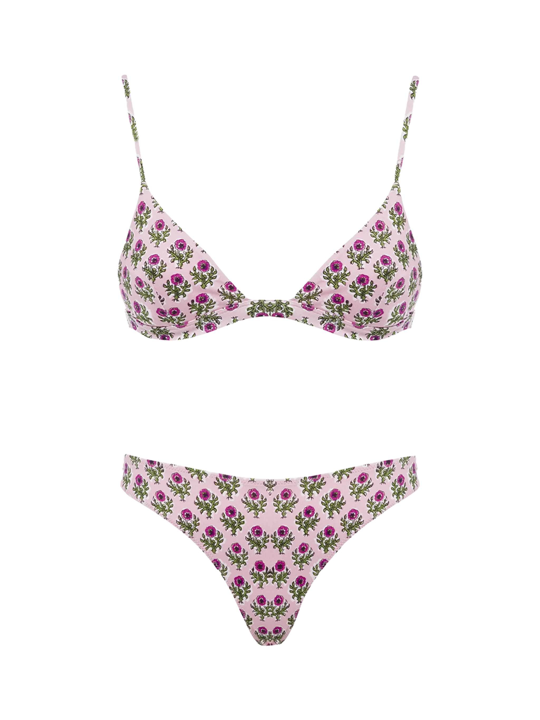 Rylie Lido damesbikini met bloemenprint en driehoekig design
