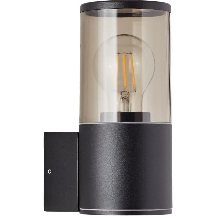 SERGIORO buitenwandlamp - BRILLIANT - Aluminium/Kunststof - Matzwart - E27 20W - IP44