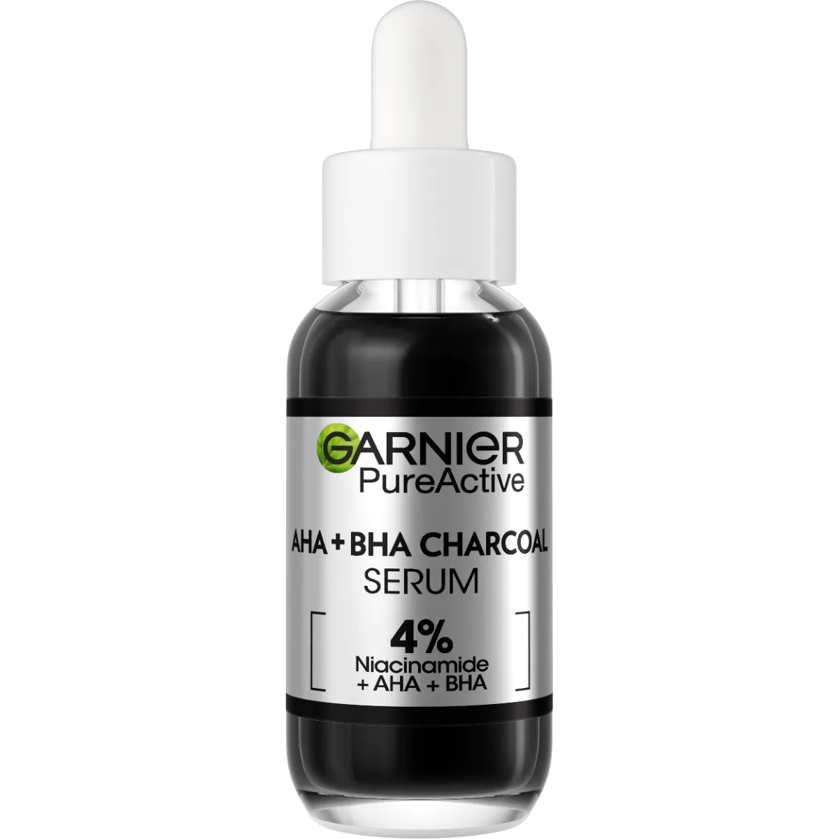 Garnier Skin Naturals Czysta Skóra Serum przeciw niedoskonałościom z Kwasem Aha, Bha i Węglem