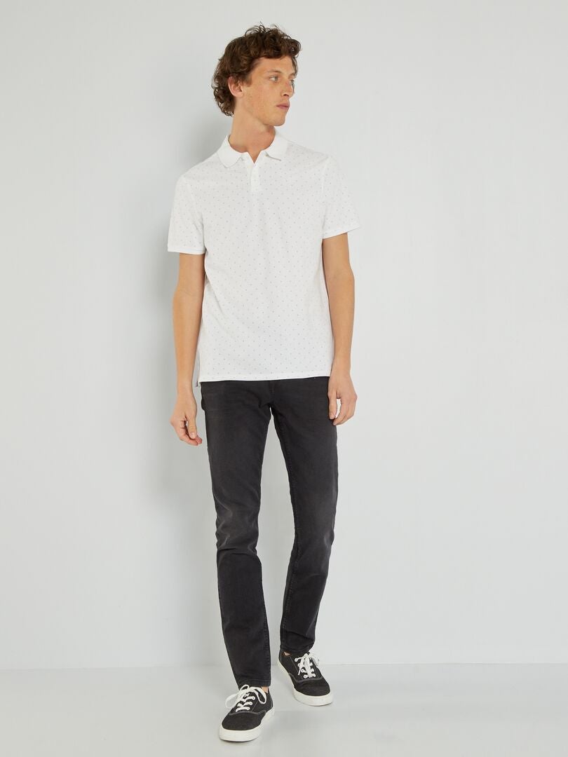 Slim fit jeans - maat L32 - grijs