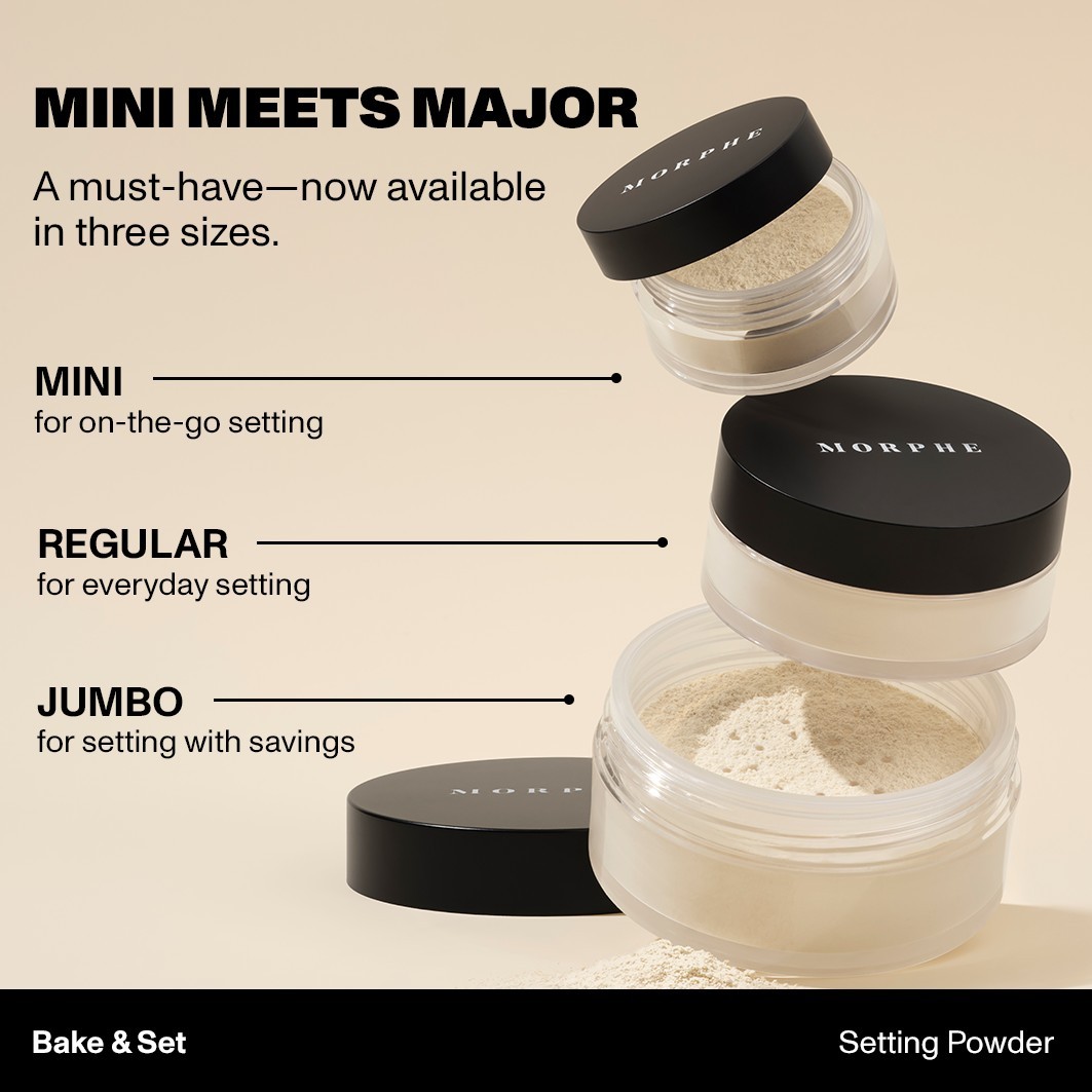 Morphe Powder MINI BAKE & SET SOFT FOCUS FIKSIRAJUĆI PUDER - 2,6 g