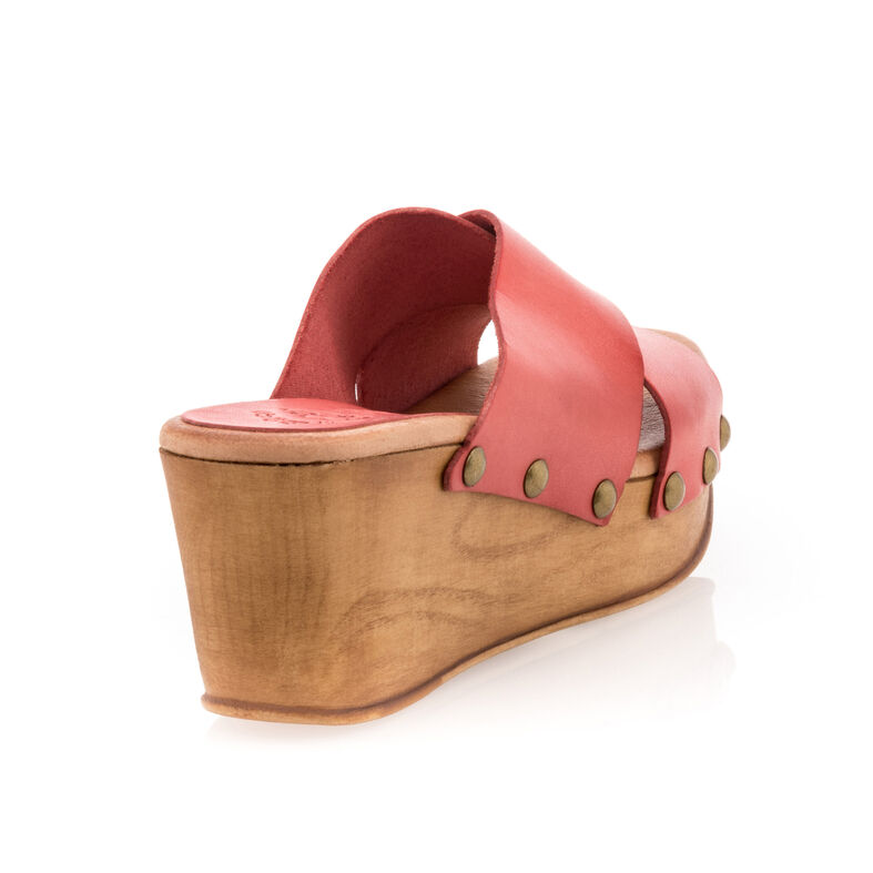Zuecos/mules rosas para mujer