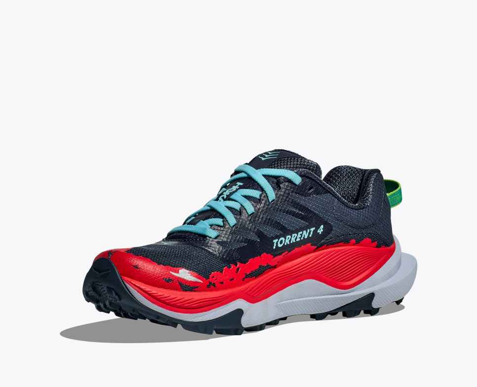 HOKA Torrent 4 Stormy Skies / Cerise