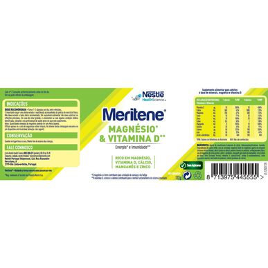 Meritene Magnesium ja D-vitamiini 60 kapselia
