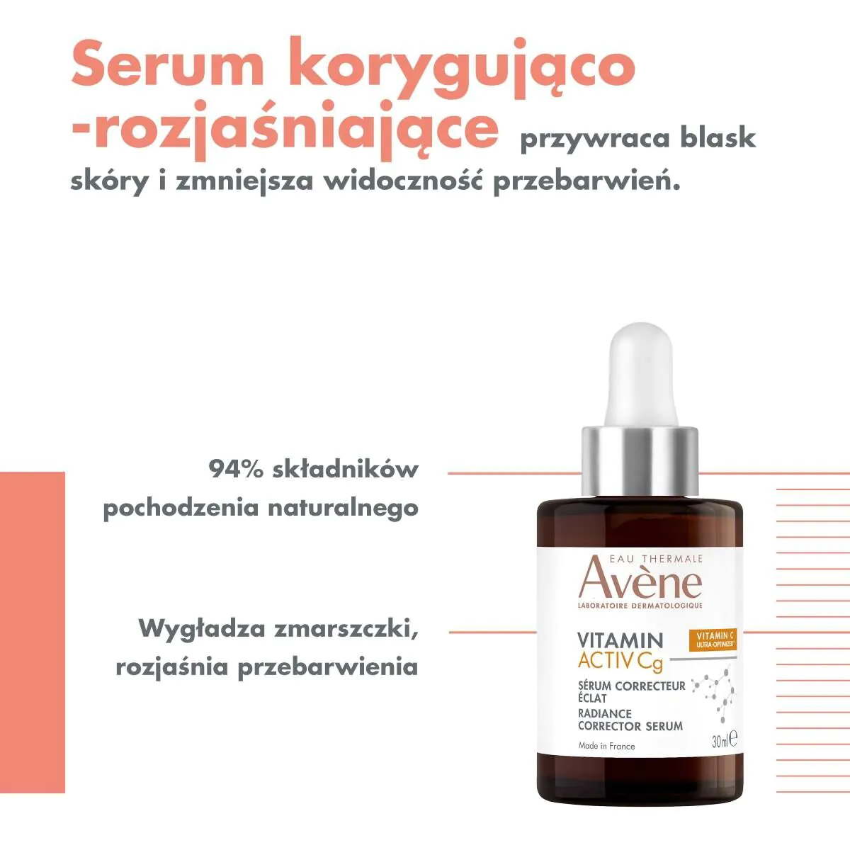 Avene Vitamin Activ Cg Serum korygująco-rozjaśniające
