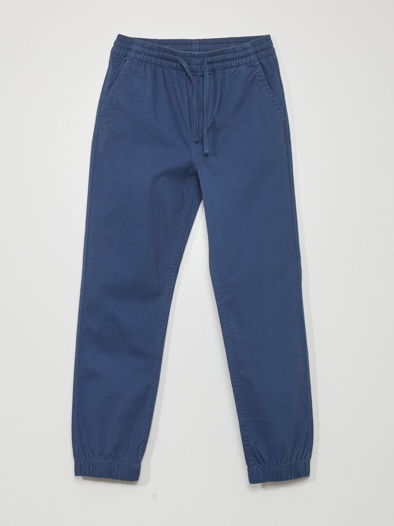 Pantalones deportivos con cintura elástica - AZUL