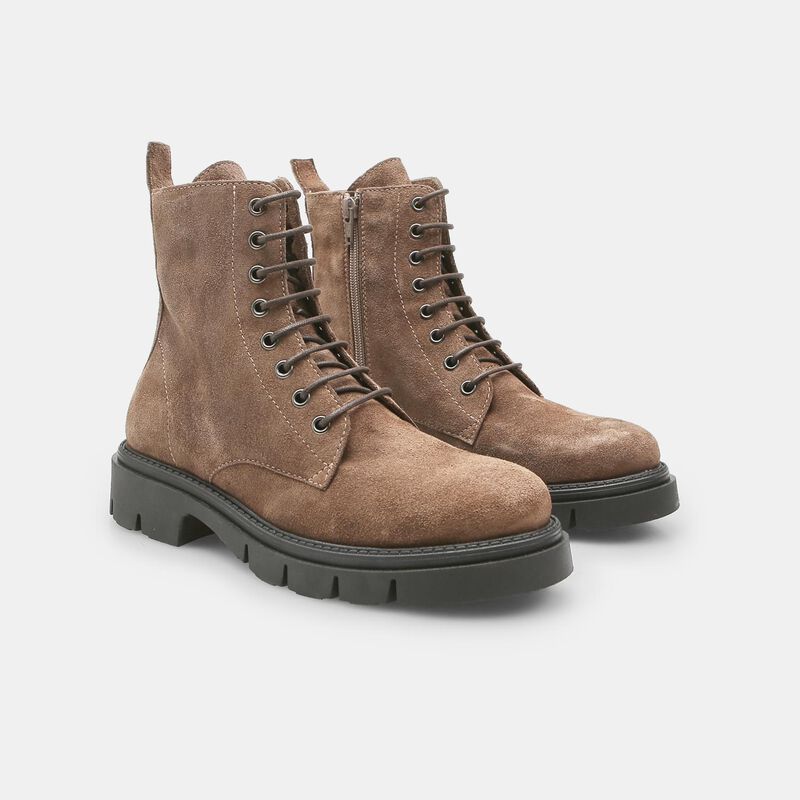 Anfibi da donna in suede