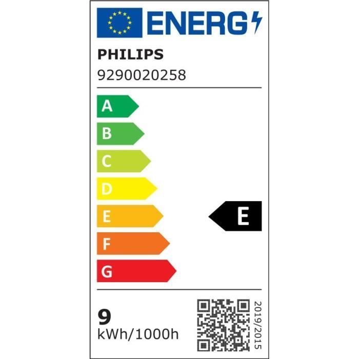 Lampadina LED Philips, equivalente a 75W, attacco E27, luce bianca fredda, non dimmerabile, in vetro, confezione da 2