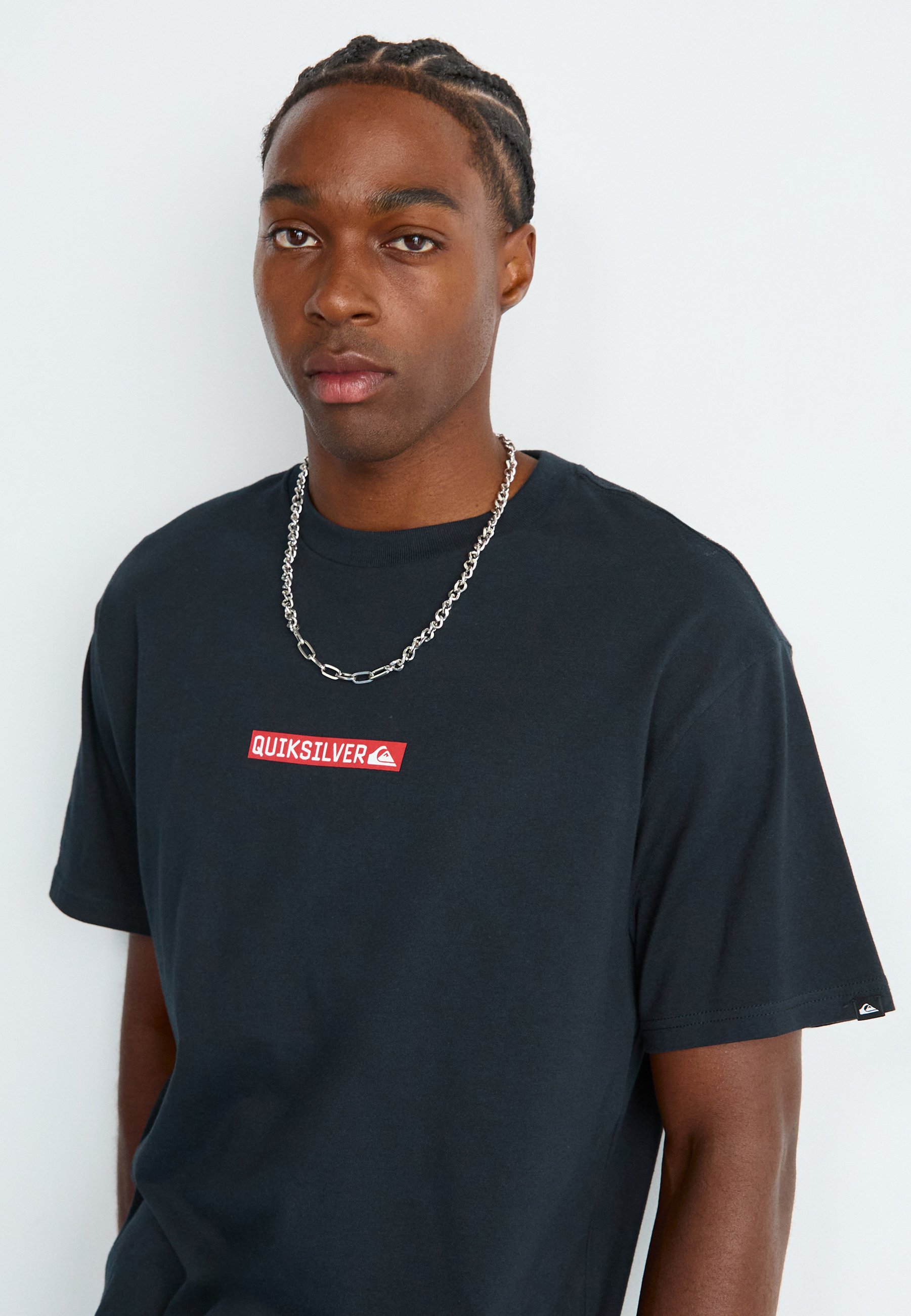 Quiksilver DNA CLICKER T-shirt - T-shirt met print - zwart