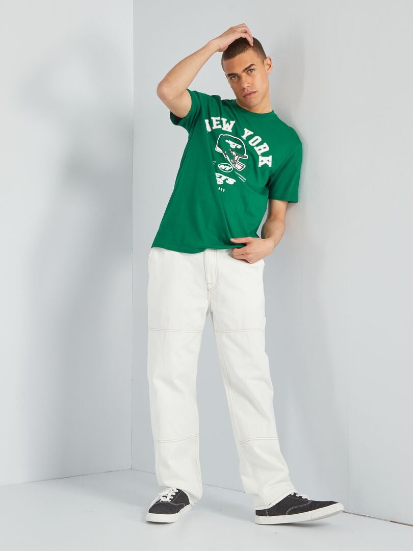 'NFL'-shirt T-shirt - GROEN