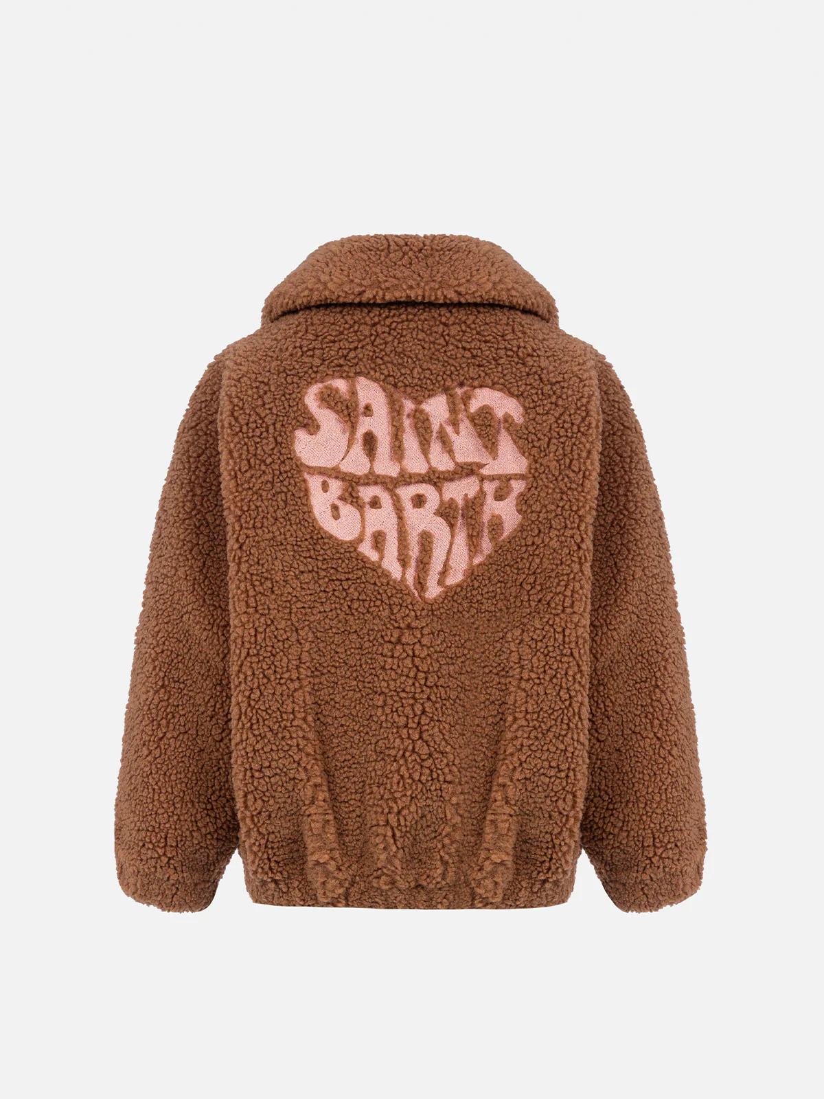 Manteau bomber beige en sherpa pour filles Abel