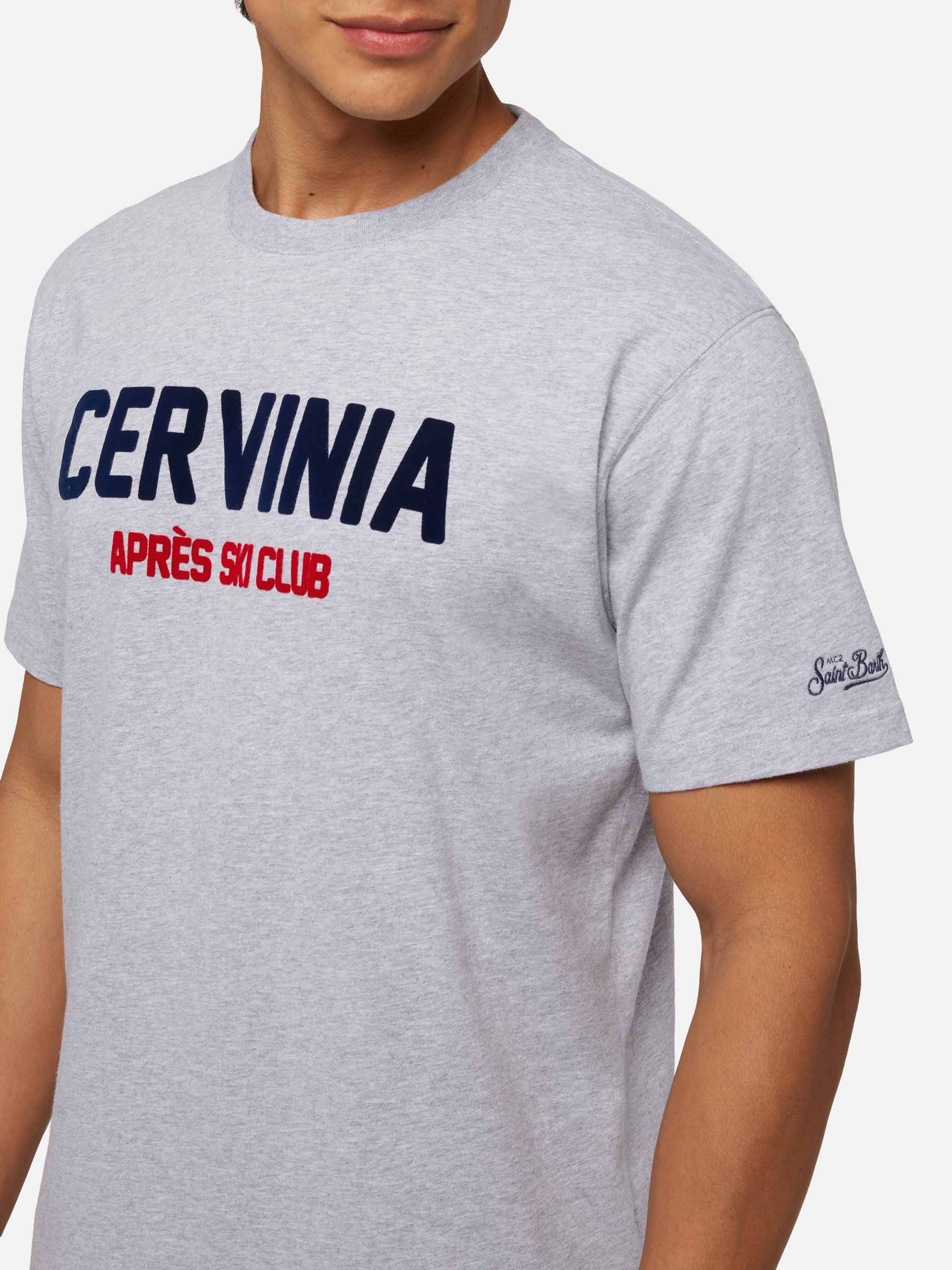 Camiseta de algodón de invierno Arnott con estampado Cervinia Aprés Ski