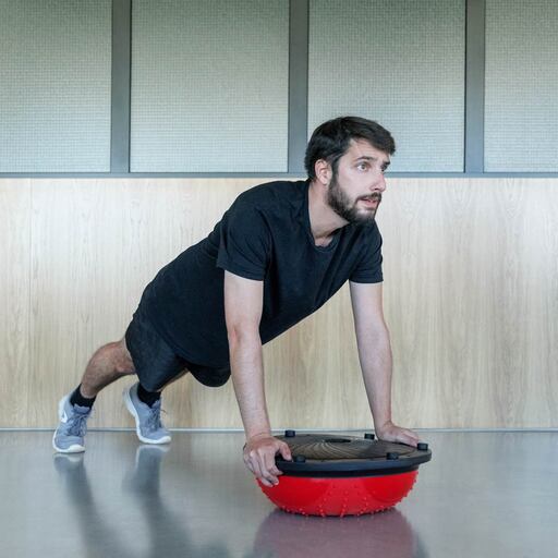  Fitfiu Mini-Balanceball, wendbarer Pilates-Balanceball, 46 cm Durchmesser