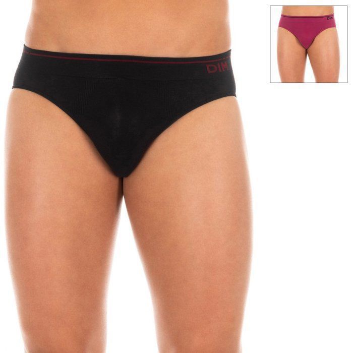 Set van 2 instappers: Unno Basic naadloze herenslippers D05HE bieden goede bewegingsvrijheid en comfort - Zwart/Bruin