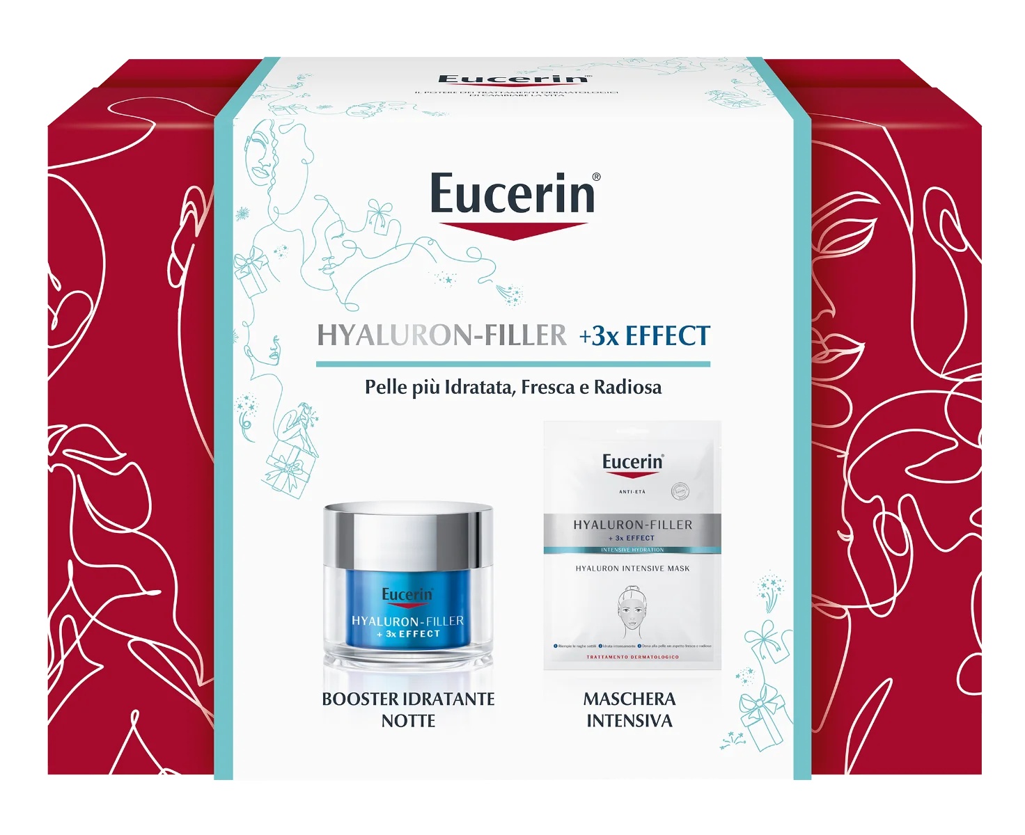 EUCERIN Eucerin hyaluron-filler intensief masker + Eucerin hyaluron-filler hydraterende en verstevigende nachtcrème Anti-aging set
